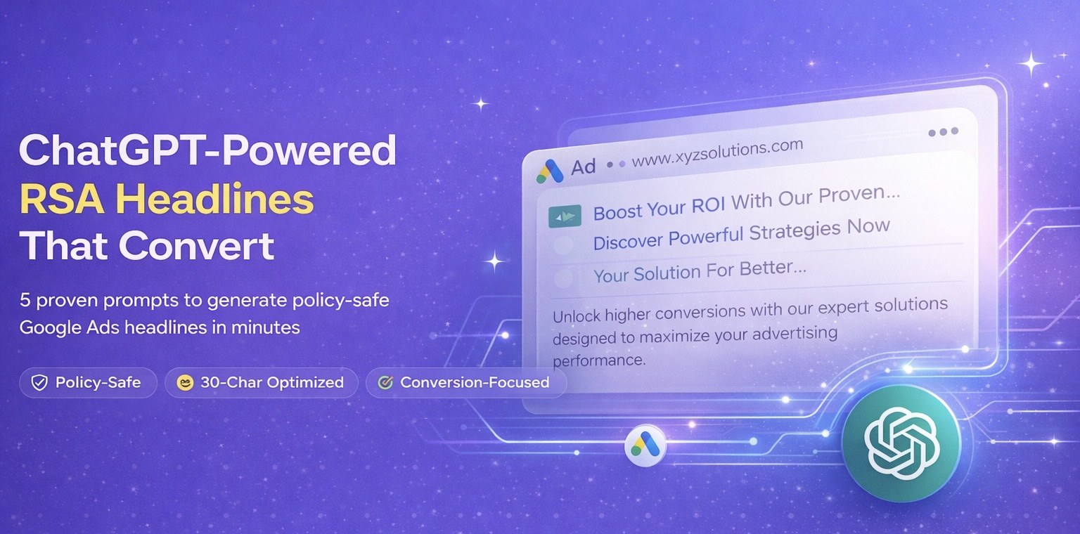 How to Use ChatGPT to Write High-Converting Google Ads Headlines (for RSAs)