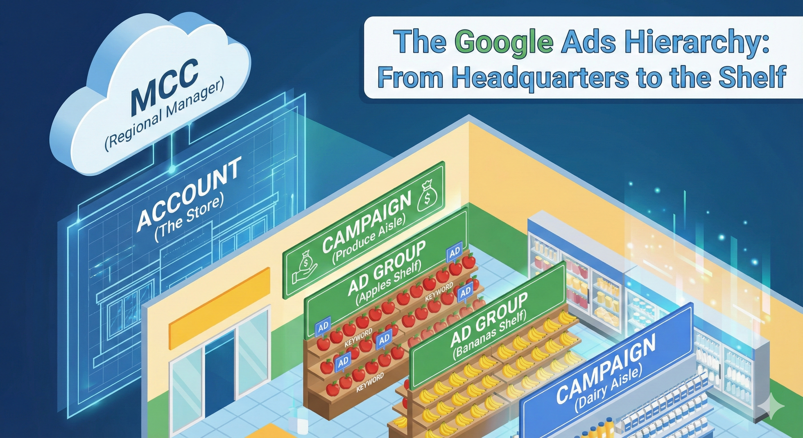 The Google Ads Hierarchy Explained: A Story About Keeping Your Budget Sanely Organized
